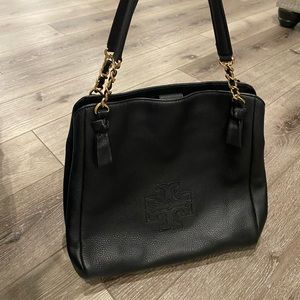 Black Tory Burch Harper Tote